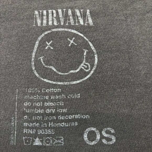 Nirvana Mtv Unplugged Oversize Distressed Grunge Band Tee OS - Picture 4 of 4